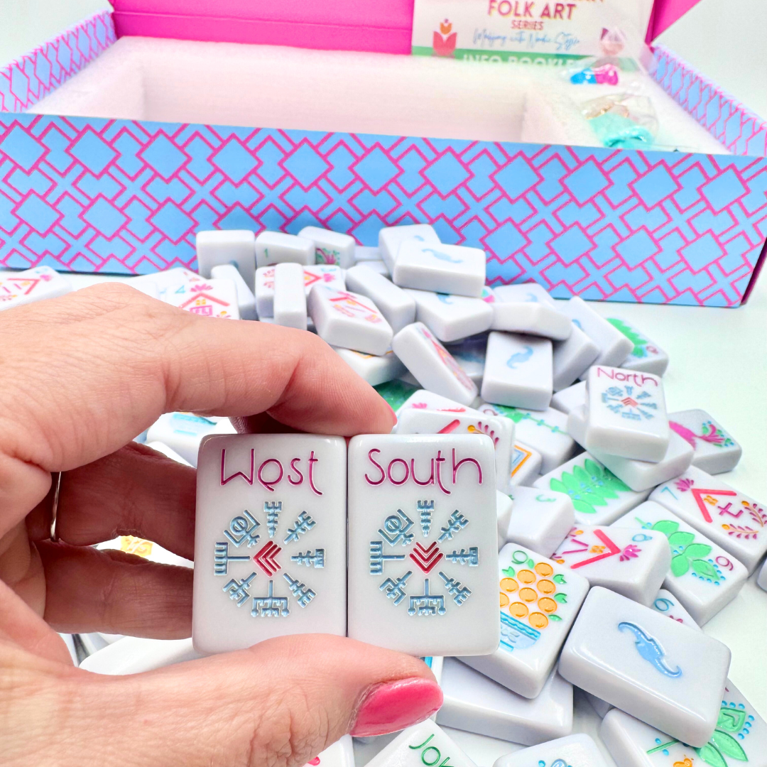 My Fair Mahjong Giftware THE SCANDINAVIAN FOLK ART SERIES Mahjong with Nordic Style