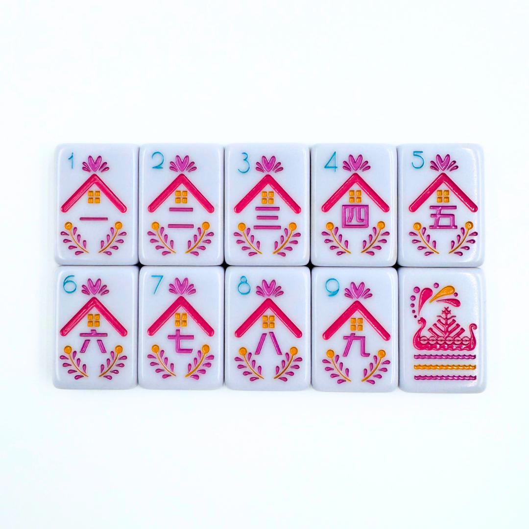 My Fair Mahjong Giftware THE SCANDINAVIAN FOLK ART SERIES Mahjong with Nordic Style