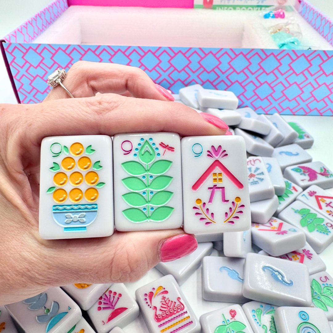 My Fair Mahjong Giftware THE SCANDINAVIAN FOLK ART SERIES Mahjong with Nordic Style