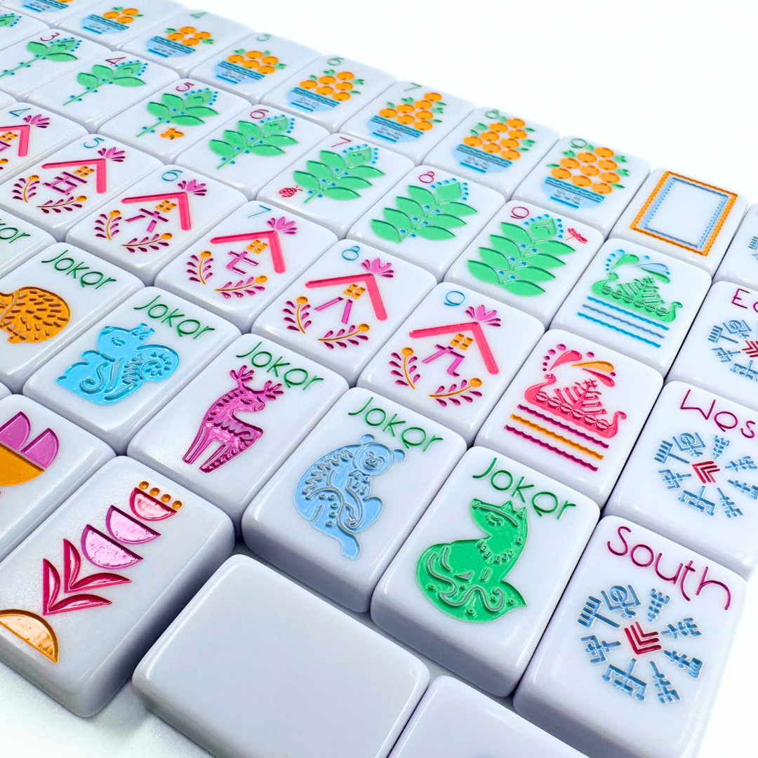 My Fair Mahjong Giftware THE SCANDINAVIAN FOLK ART SERIES Mahjong with Nordic Style