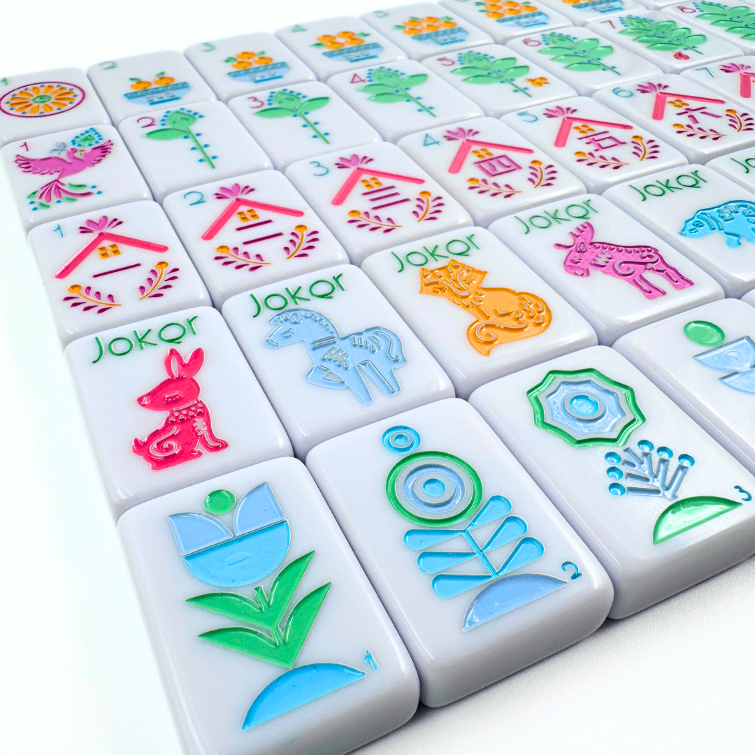 My Fair Mahjong Giftware THE SCANDINAVIAN FOLK ART SERIES Mahjong with Nordic Style