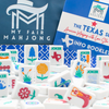 My Fair Mahjong Giftware THE TEXAS SERIES Mahjong with Lone Star Flair Mesquite White Tile
