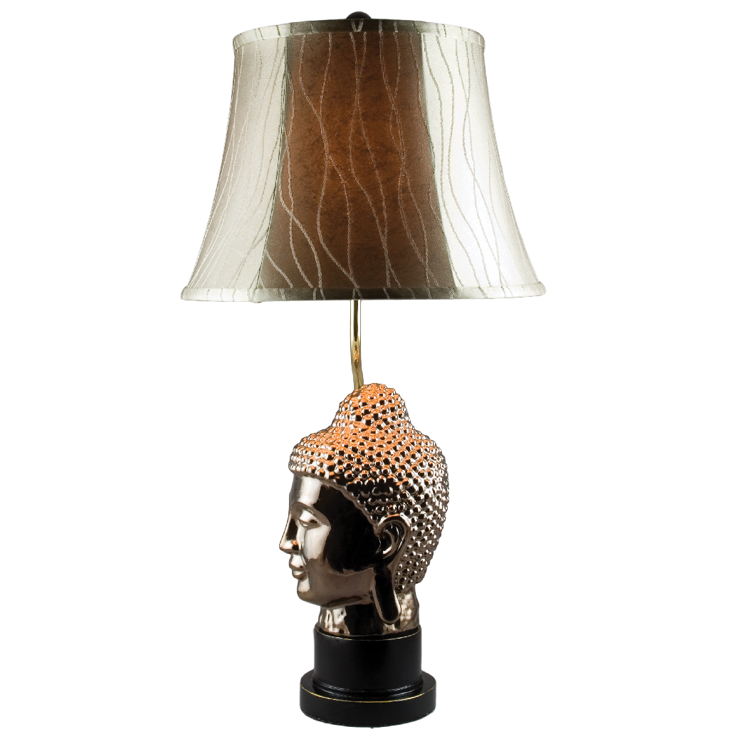 Danny's Fine Porcelain 32" Lamp - Buddha Head