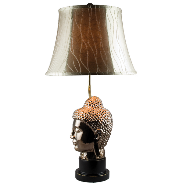 Danny's Fine Porcelain 32" Lamp - Buddha Head