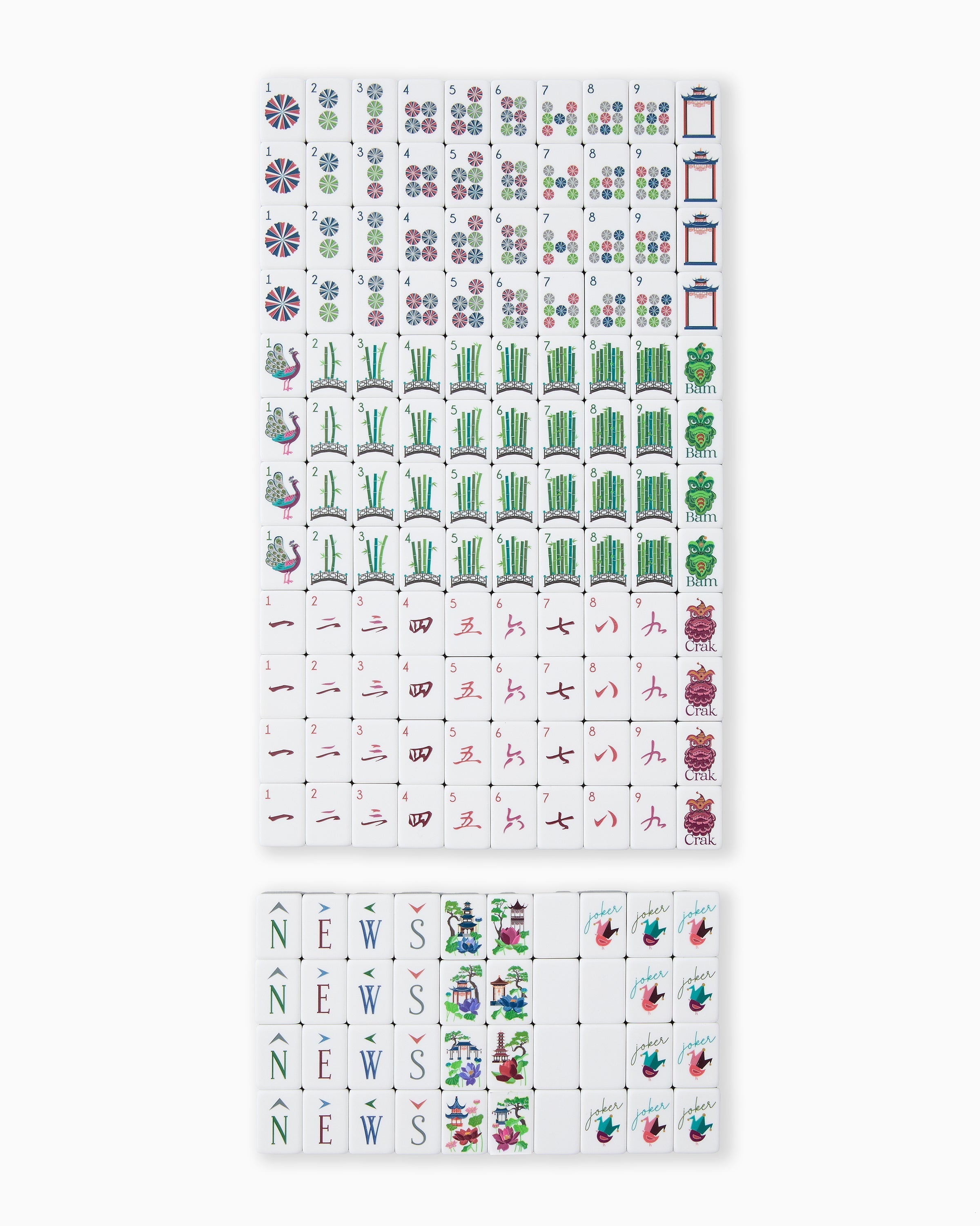 Oh My Mahjong Giftware Gatsby Tile Set - PreOrder