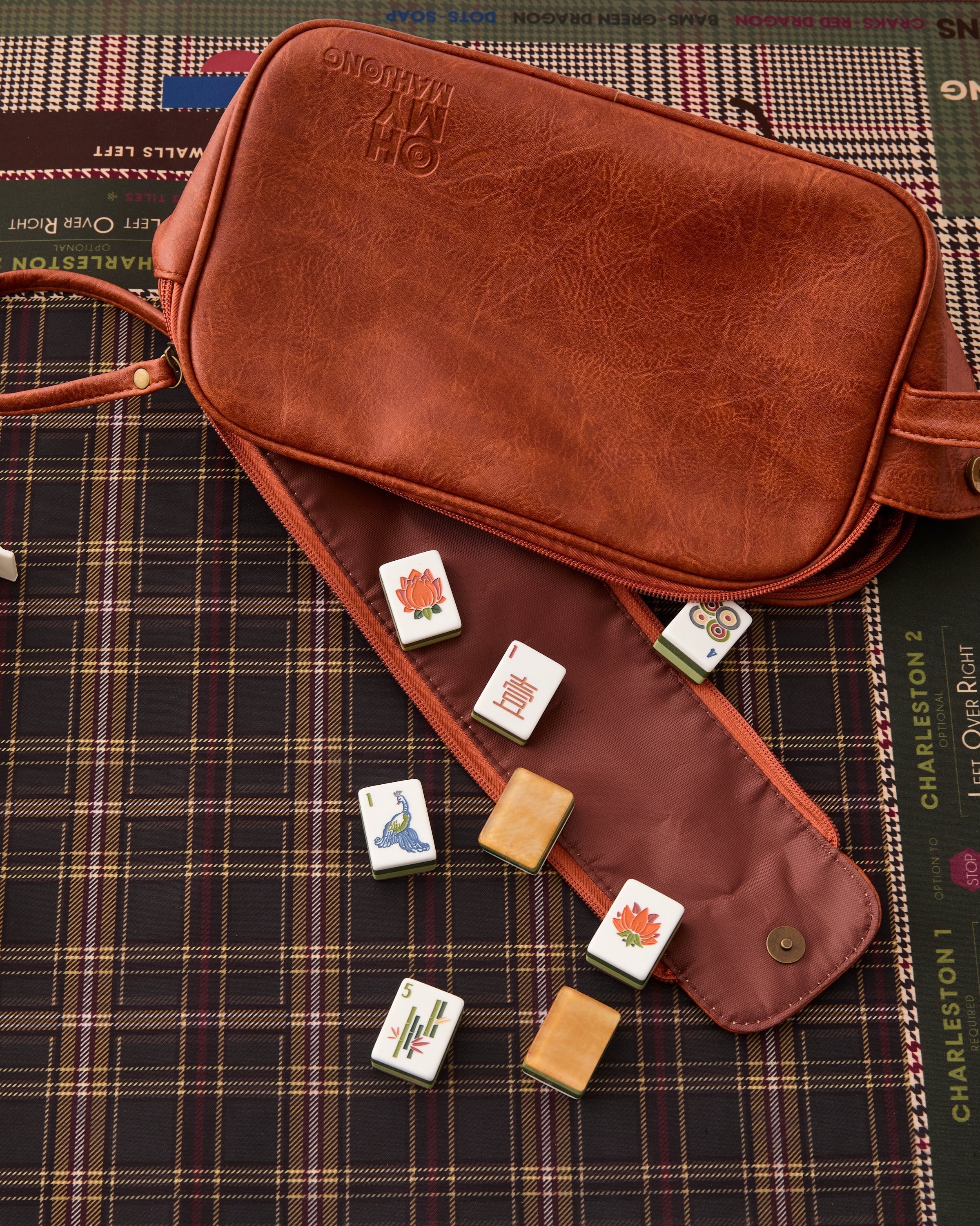 Oh My Mahjong Giftware Heritage Tile Storage Bag