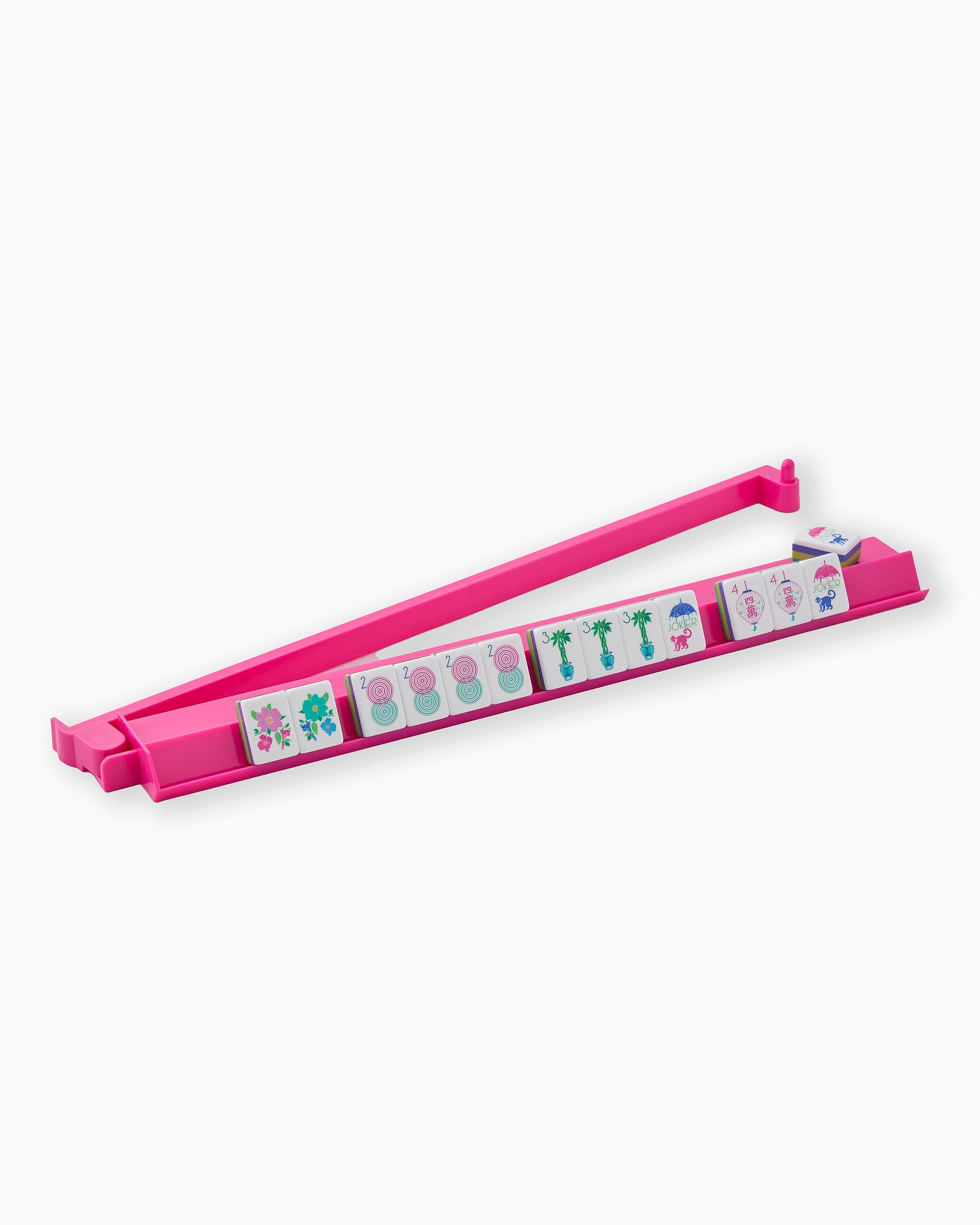 Oh My Mahjong Giftware Hot Pink Rack & Pusher Set