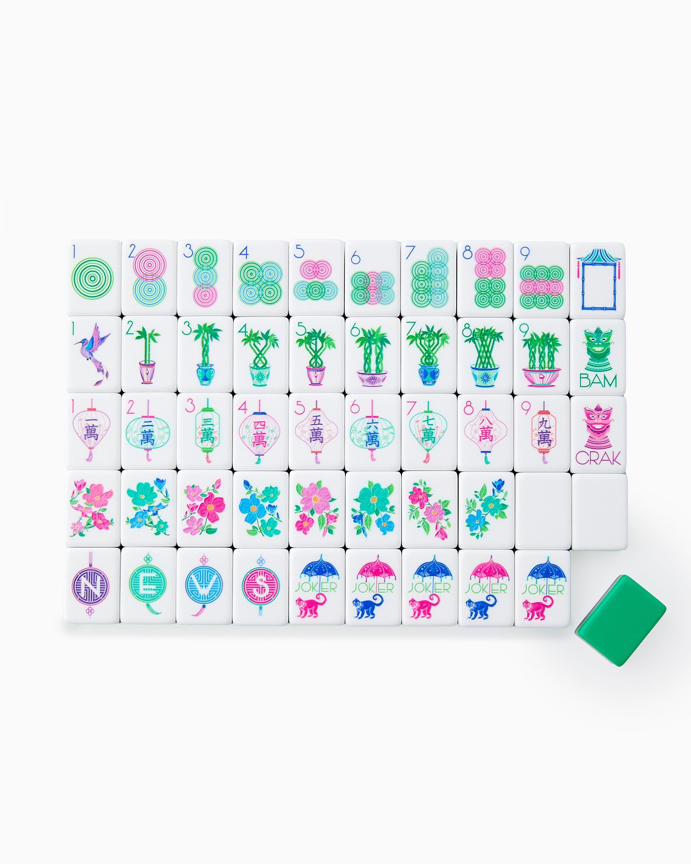 Oh My Mahjong Giftware Jasmine Tile Set - PreOrder