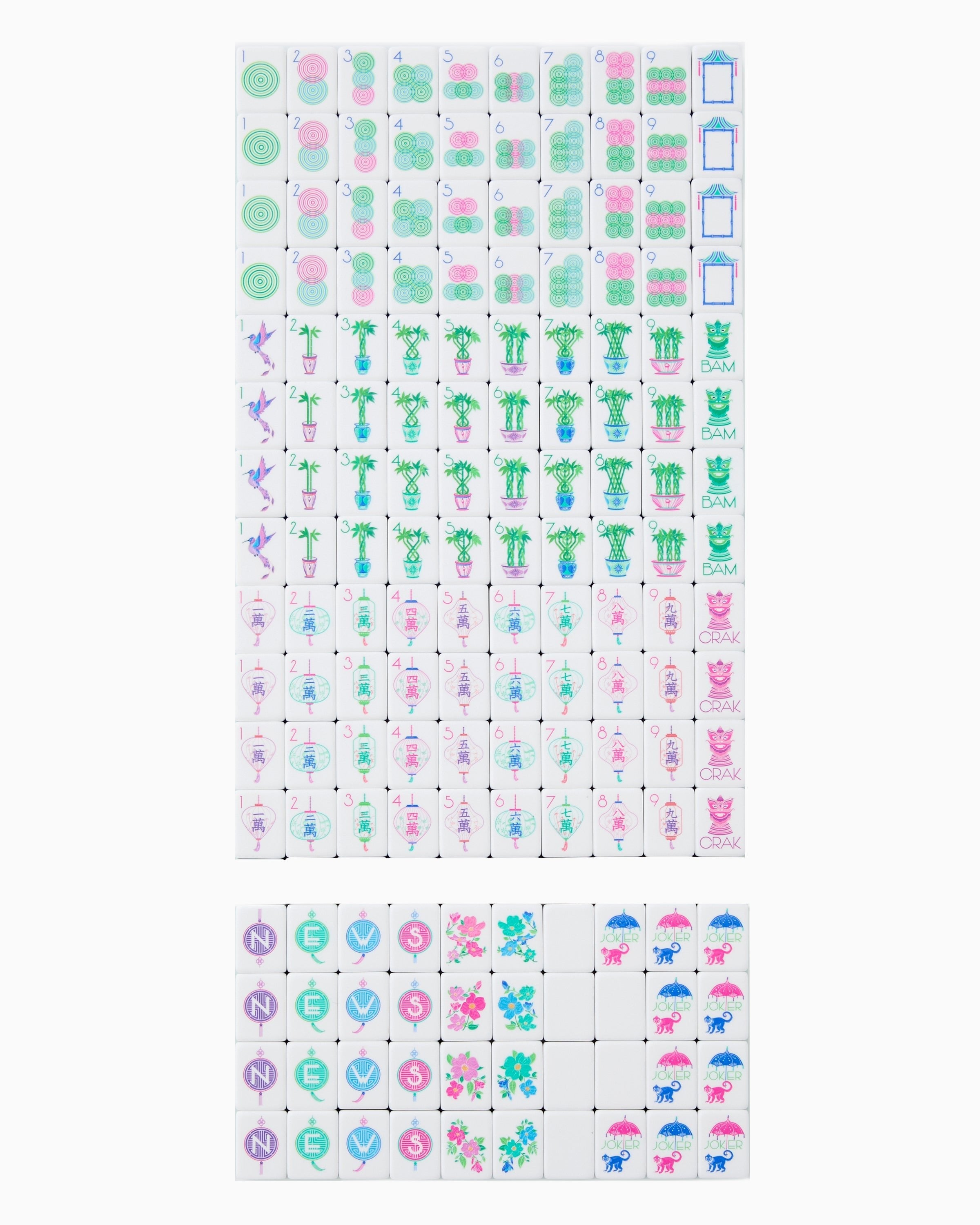 Oh My Mahjong Giftware Jasmine Tile Set - PreOrder