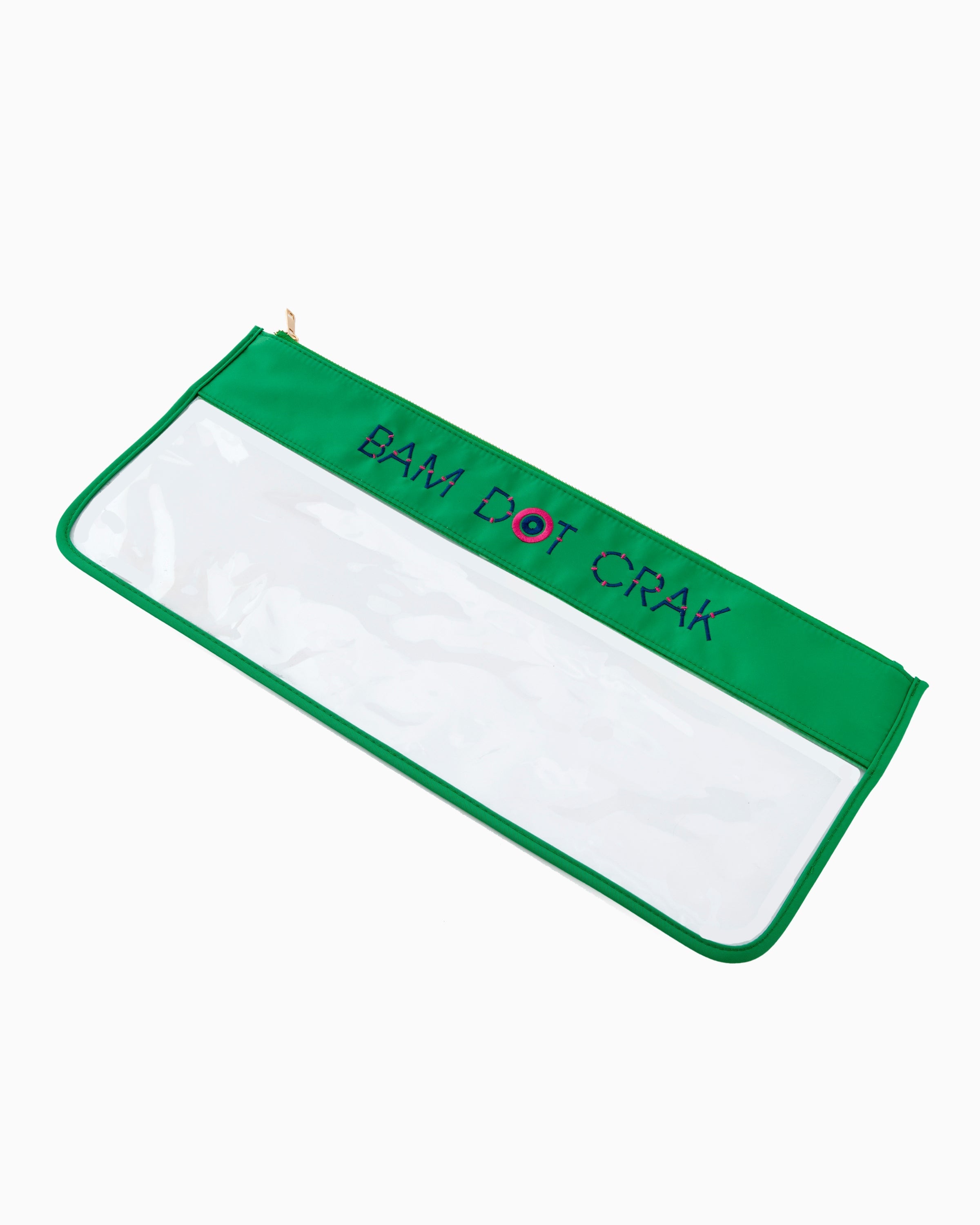 Oh My Mahjong Giftware Kelly Green Bam Dot Crak Bag