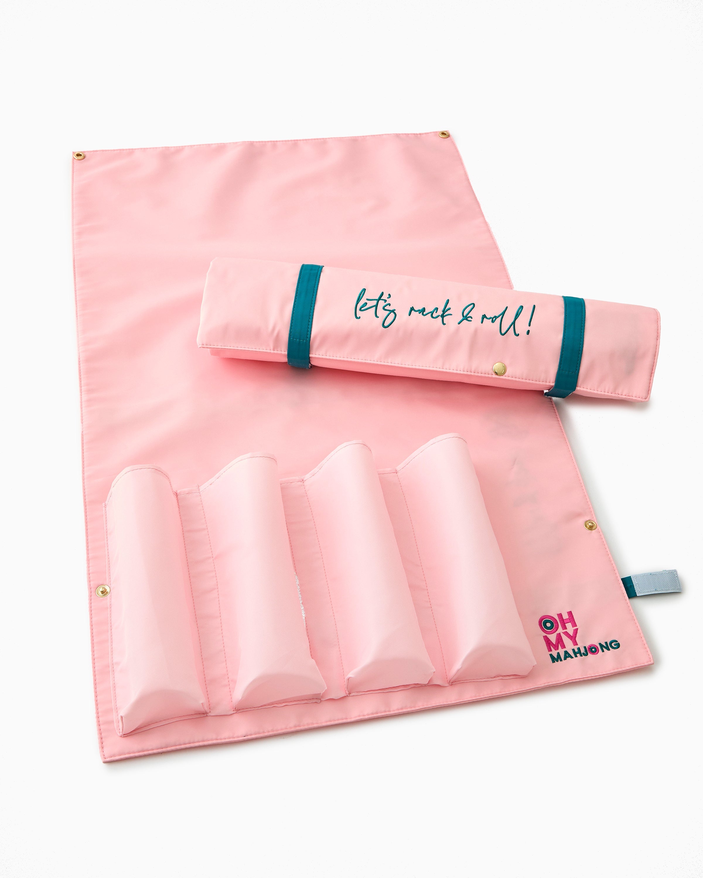 Oh My Mahjong Giftware Light Pink Let's Rack & Roll Bag