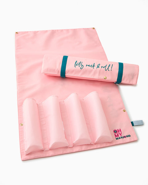 Oh My Mahjong Giftware Light Pink Let's Rack & Roll Bag