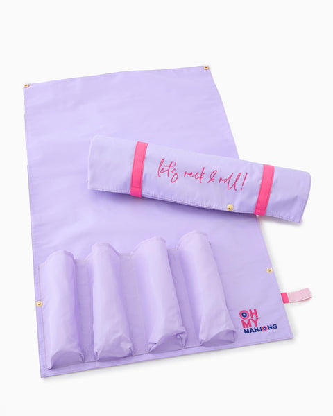 Oh My Mahjong Giftware Lilac Let's Rack & Roll Bag