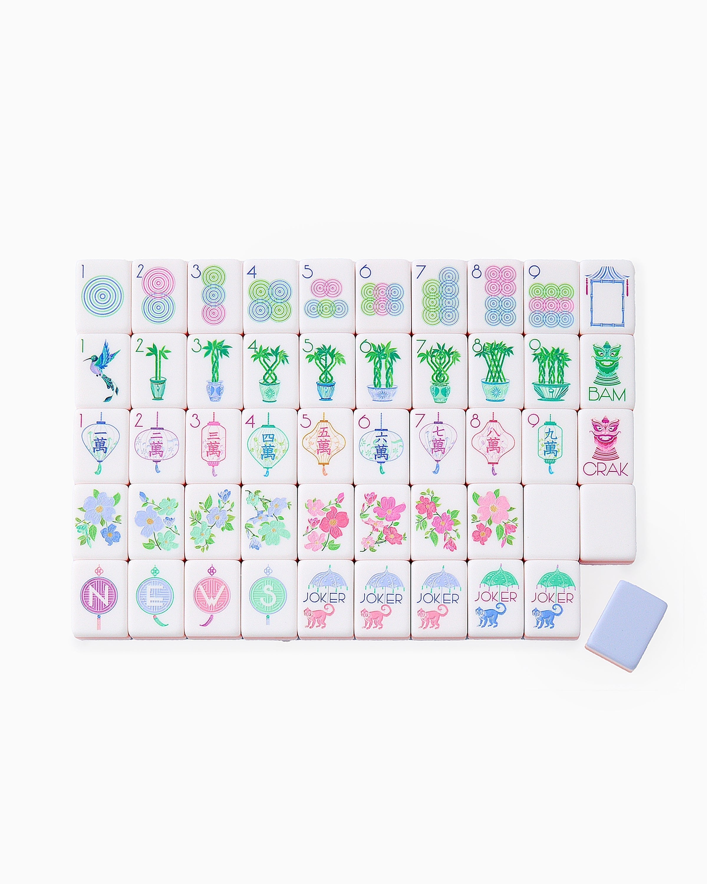 Oh My Mahjong Giftware Luminaire Tiles