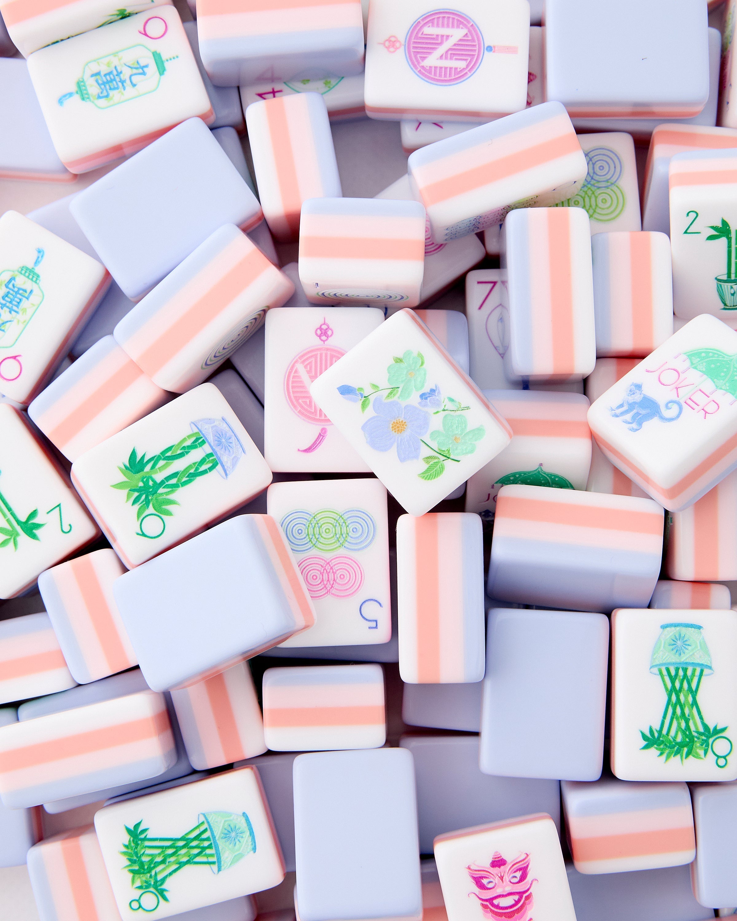 Oh My Mahjong Giftware Luminaire Tiles