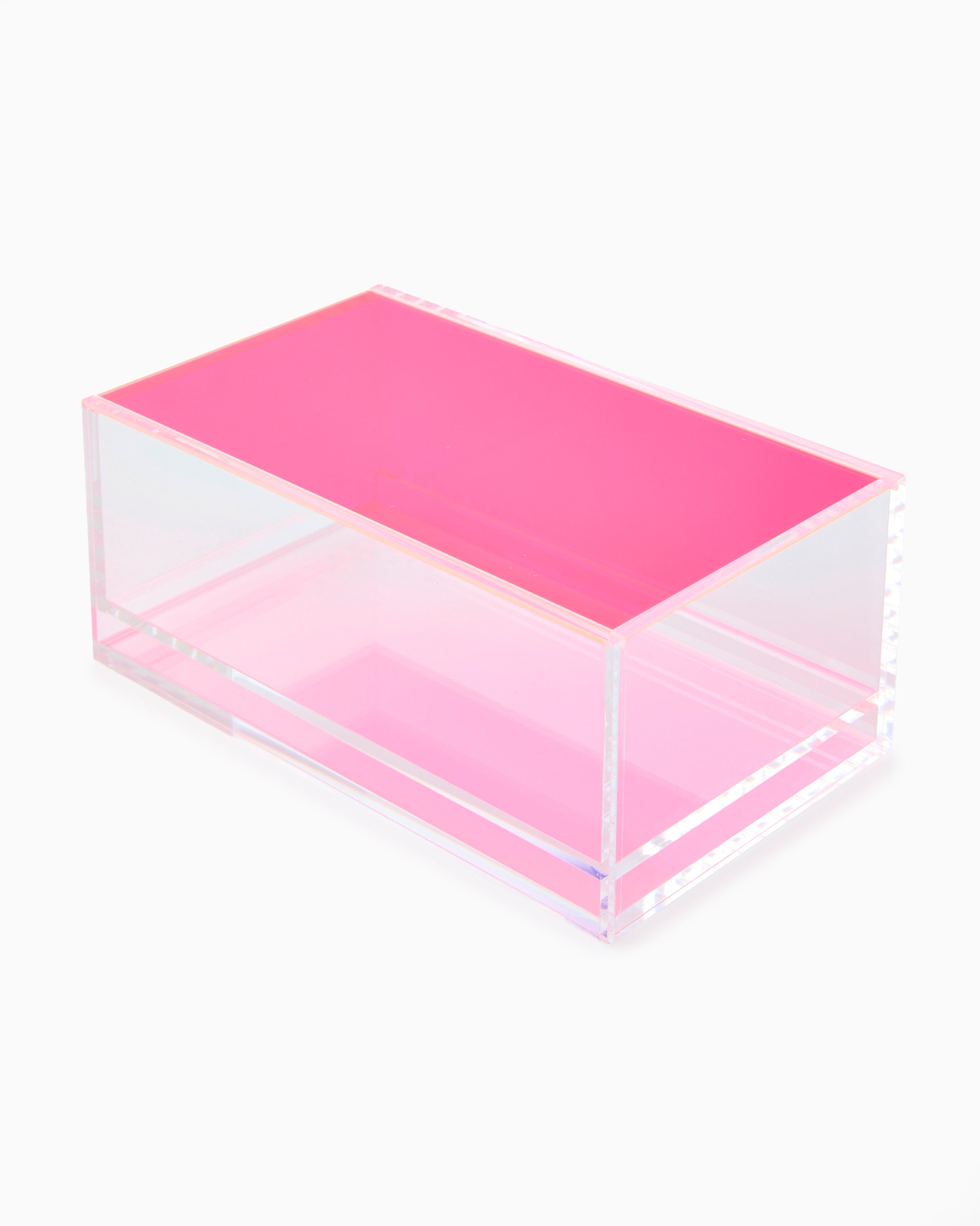 Oh My Mahjong Giftware Mahjong Acrylic Box - Neon Pink Lid