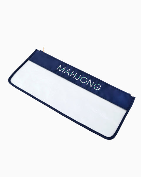 Oh My Mahjong Giftware Navy Bamboo Mahjong Bag