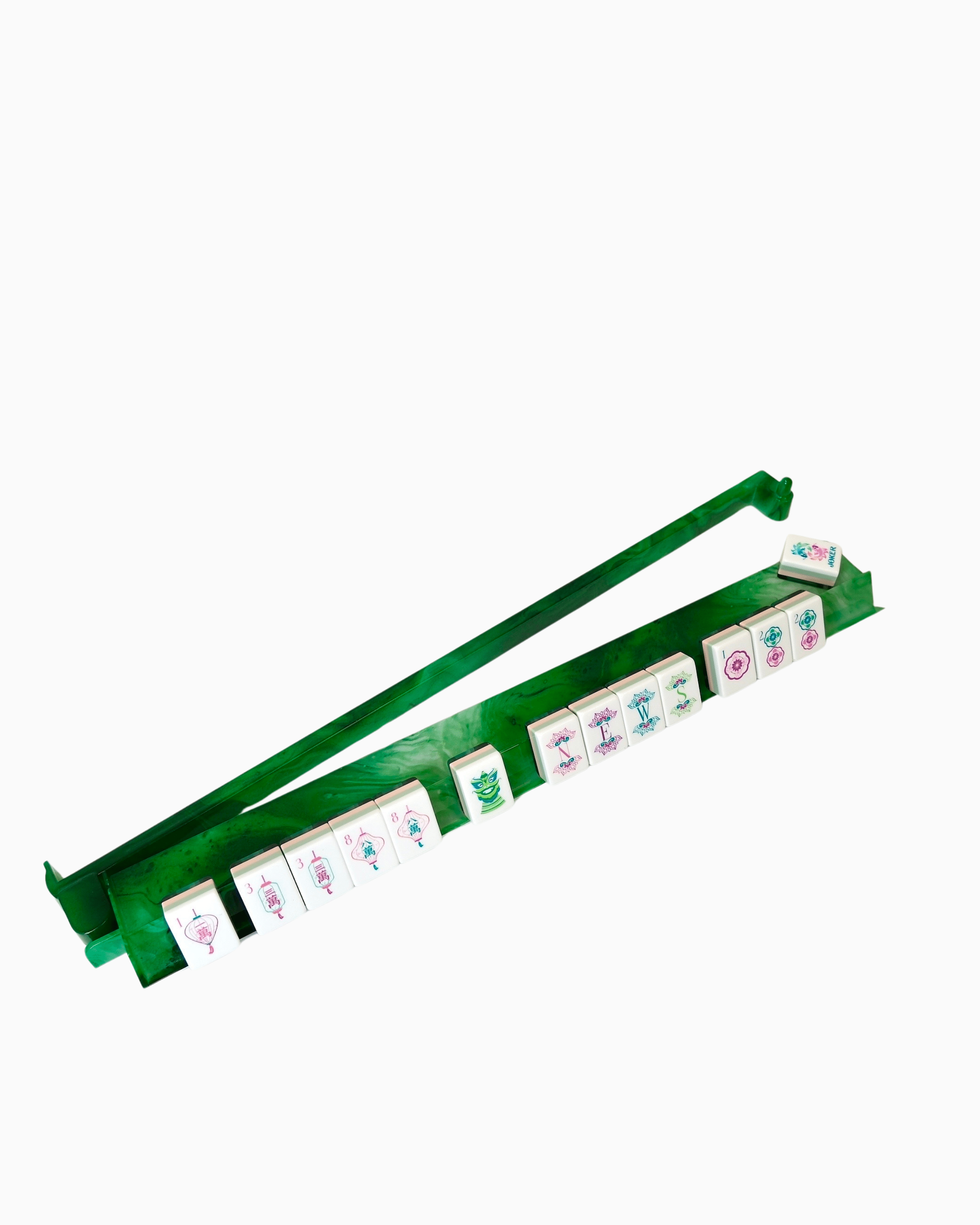 Oh My Mahjong Giftware Oh My Mahjong Agate Rack and Pusher Set