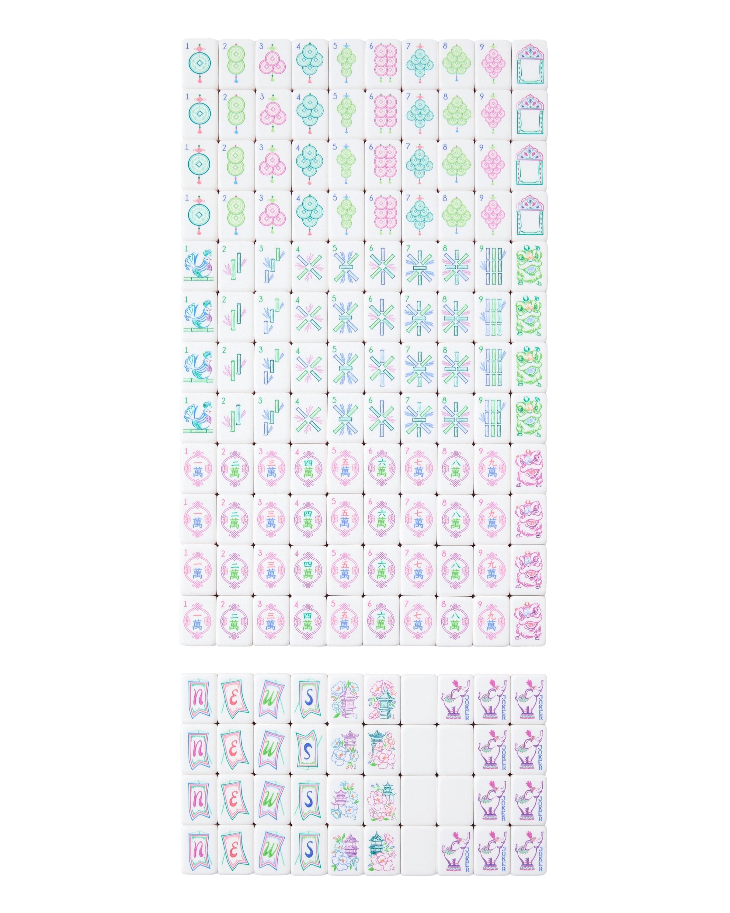 Oh My Mahjong Giftware Oh My Mahjong Amara Mahjong Tiles