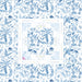 Oh My Mahjong Giftware Oh My Mahjong Amazon Blue Instructional Mahjong Tablecloth