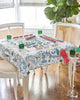 Oh My Mahjong Giftware Oh My Mahjong Amazon Blue Instructional Mahjong Tablecloth
