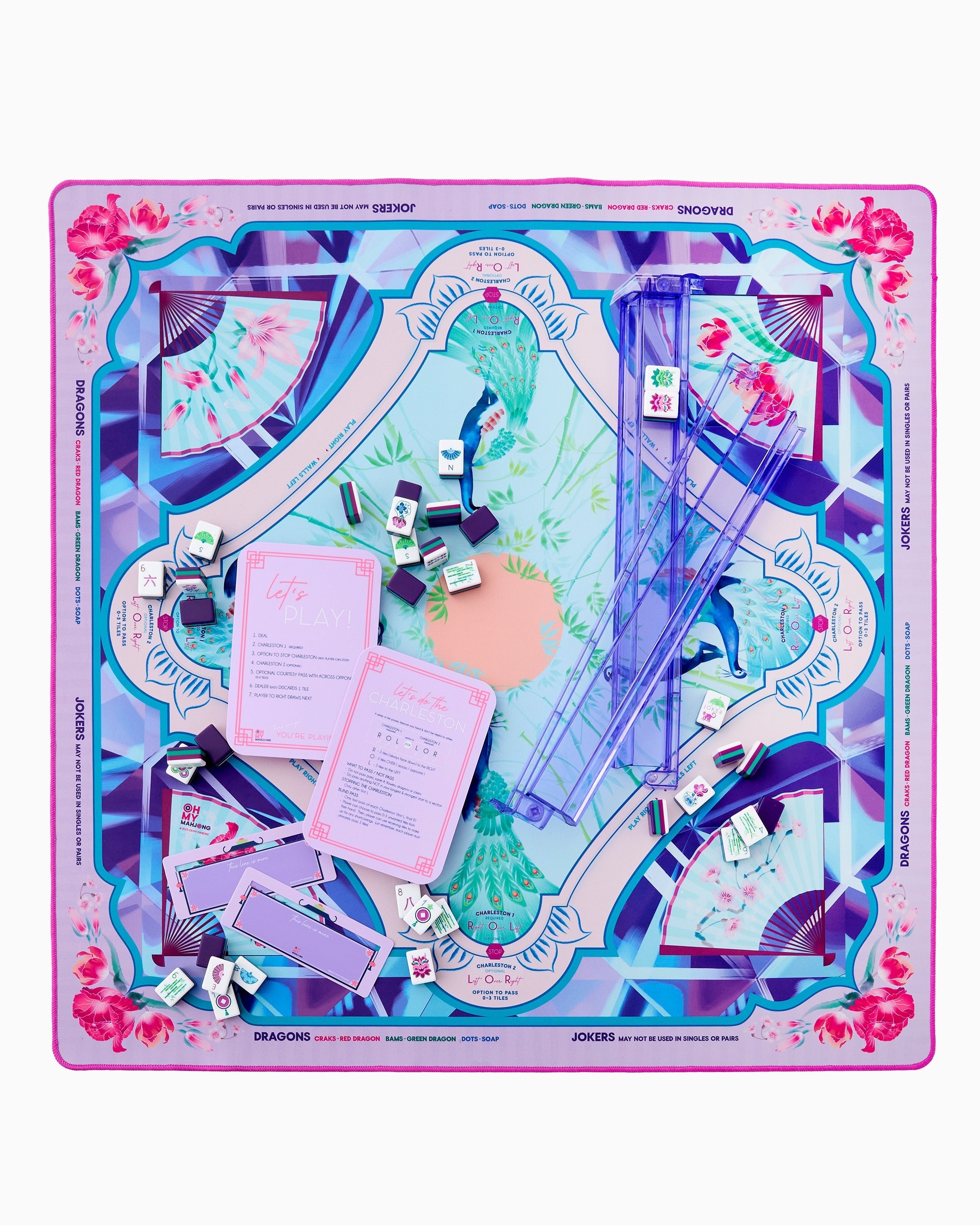 Oh My Mahjong Giftware Oh My Mahjong Amethyst Mahjong Mat
