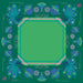 Oh My Mahjong Giftware Oh My Mahjong Birdie Green Mat in Tube