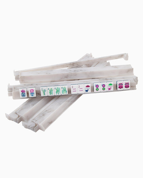 Oh My Mahjong Giftware Oh My Mahjong Carrara Rack & Pusher Set