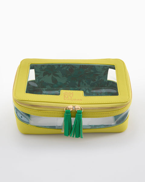 Oh My Mahjong Giftware Oh My Mahjong Chartreuse Tile Storage Bag