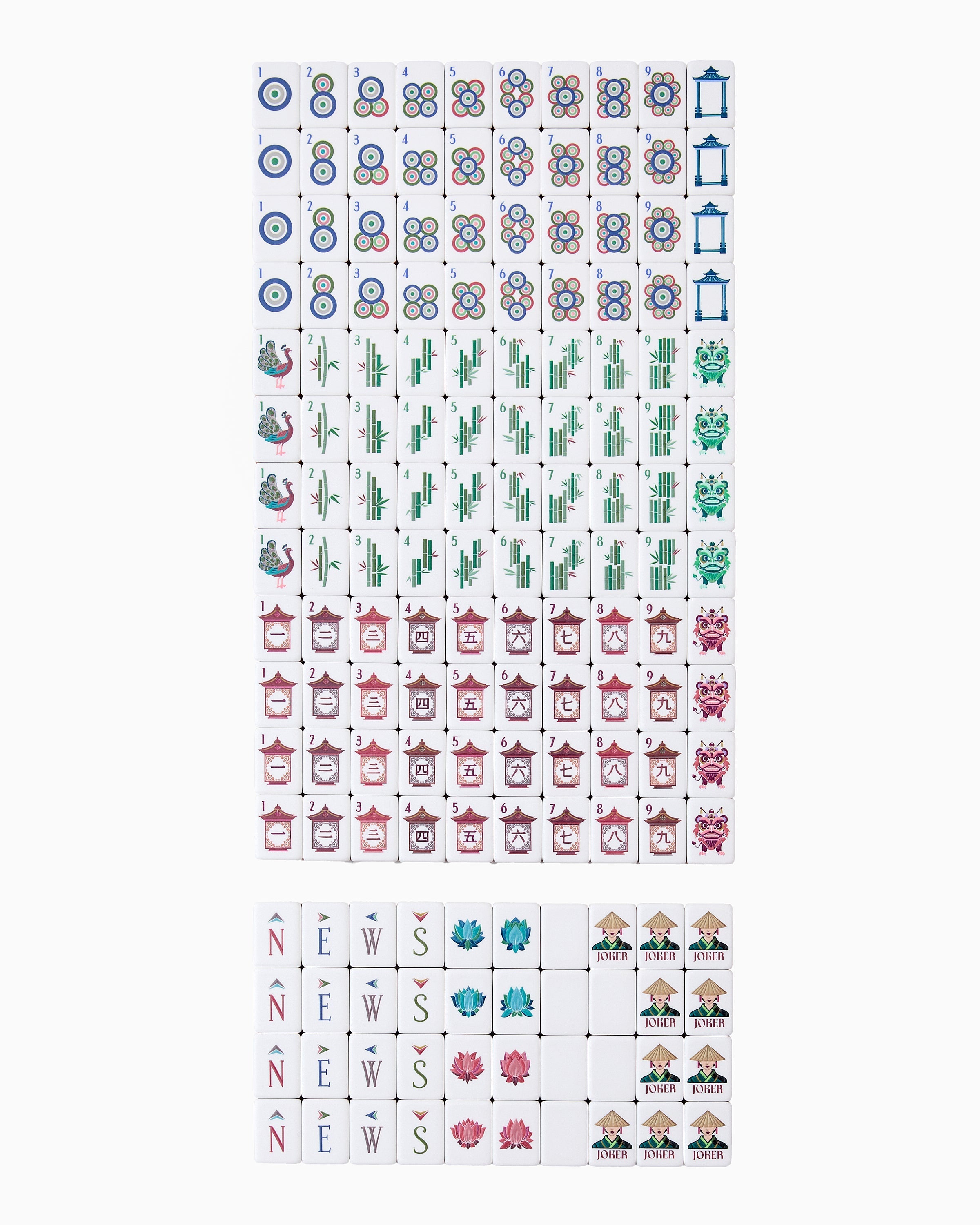 Oh My Mahjong Giftware Oh My Mahjong Drake Mahjong Tiles