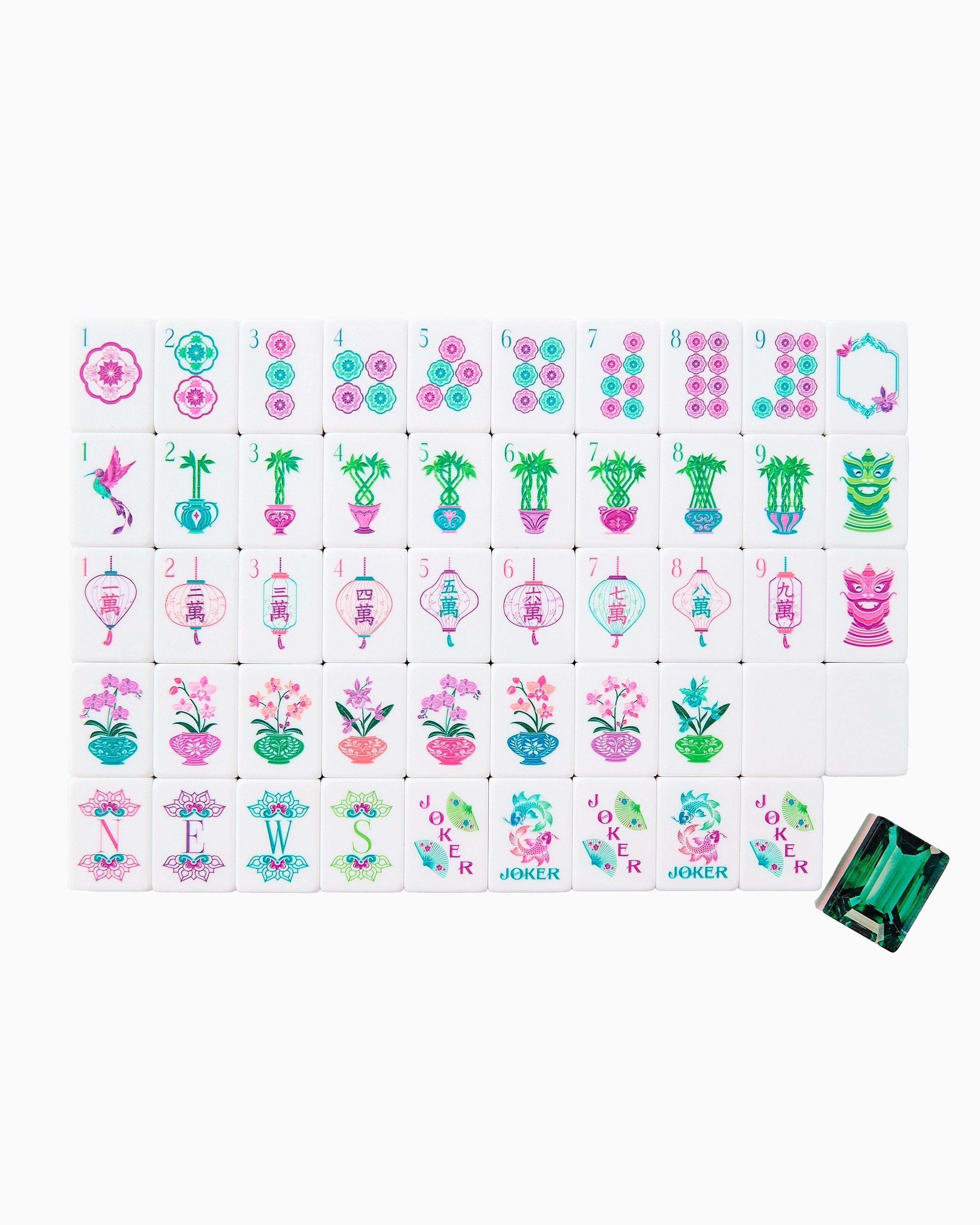 Oh My Mahjong Giftware Oh My Mahjong Emerald Starter Kit