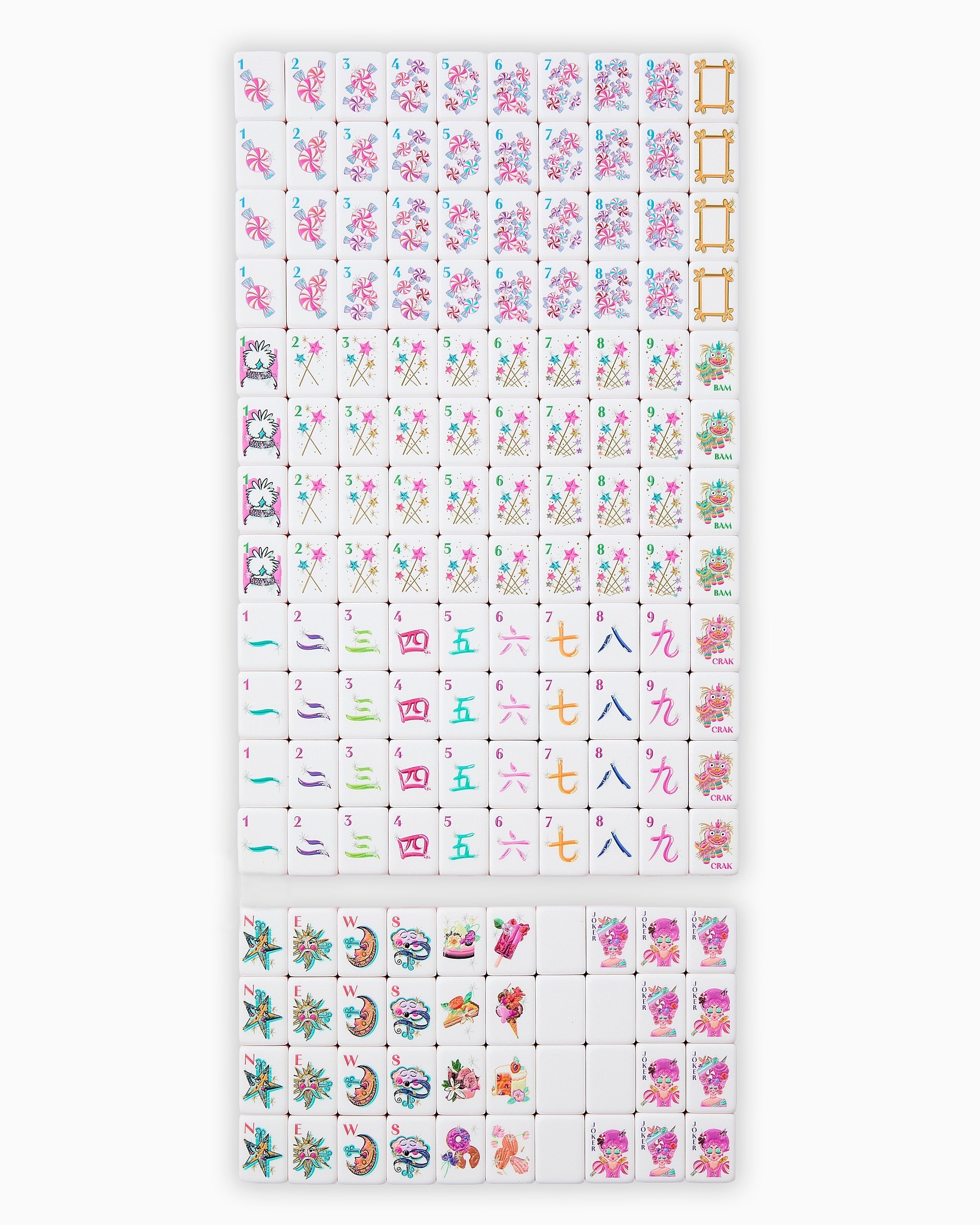 Oh My Mahjong Giftware Oh My Mahjong Glitterville Mahjong Tiles