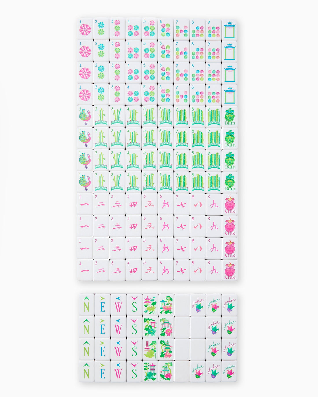 Oh My Mahjong Giftware Oh My Mahjong Glow Wild Tiles