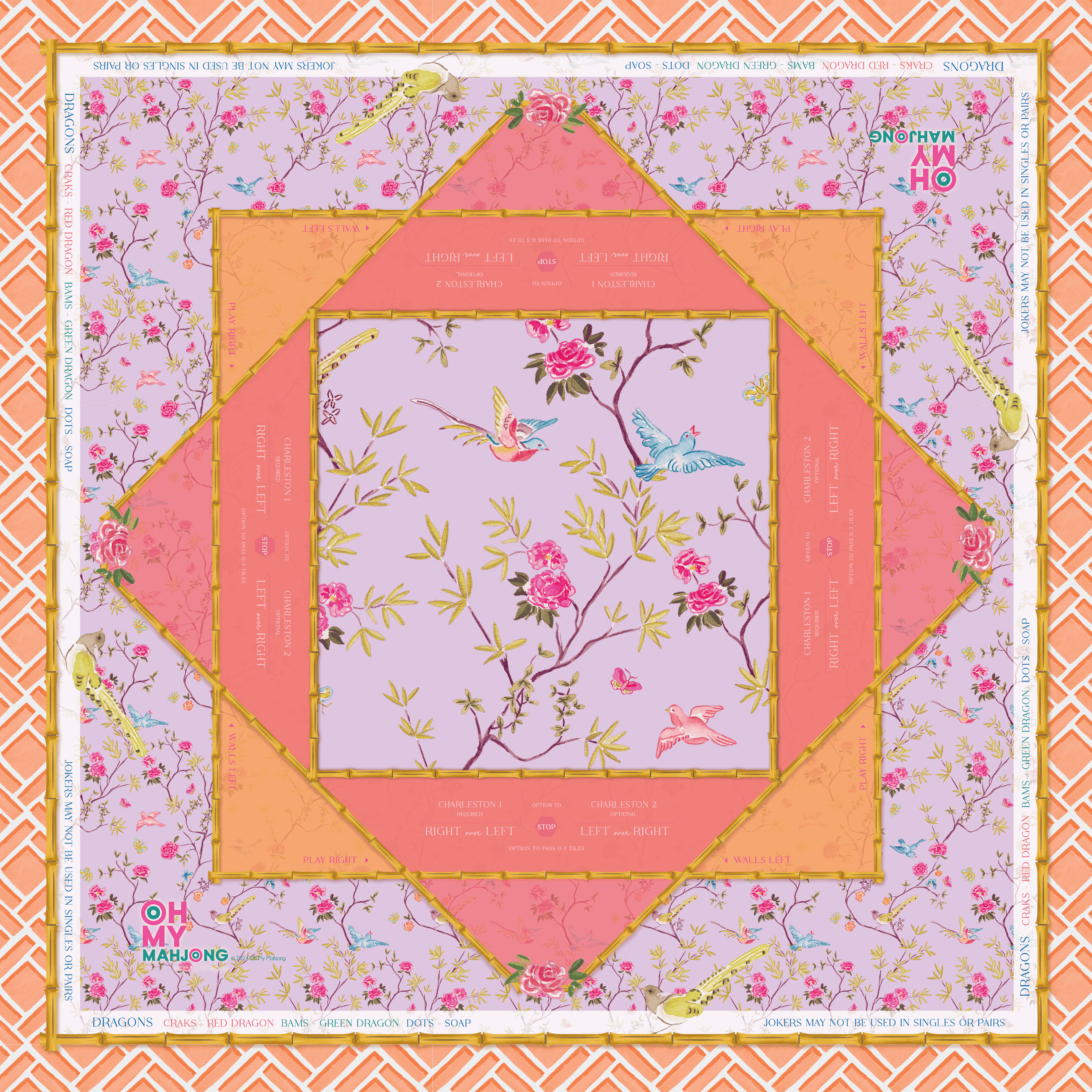 Oh My Mahjong Giftware Oh My Mahjong Goldie Mat