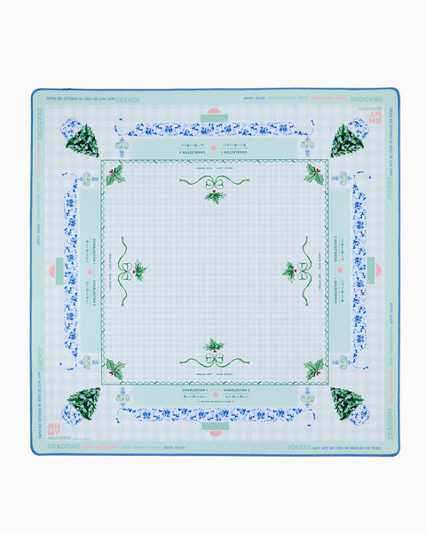 Oh My Mahjong Giftware Oh My Mahjong Holly Jolly Mat in Tube