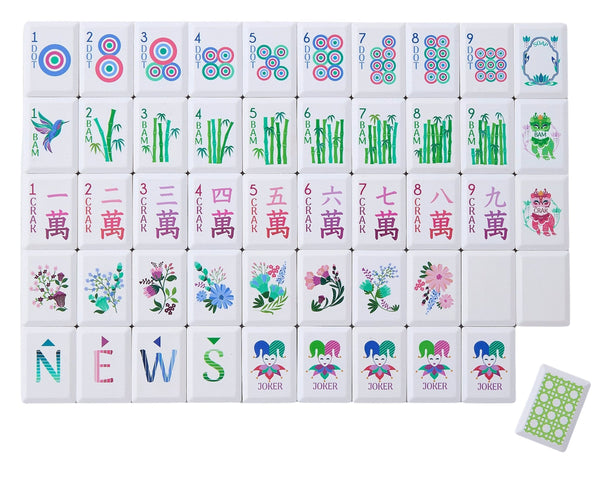 Oh My Mahjong Giftware Oh My Mahjong Jardin Debutant Tile Set