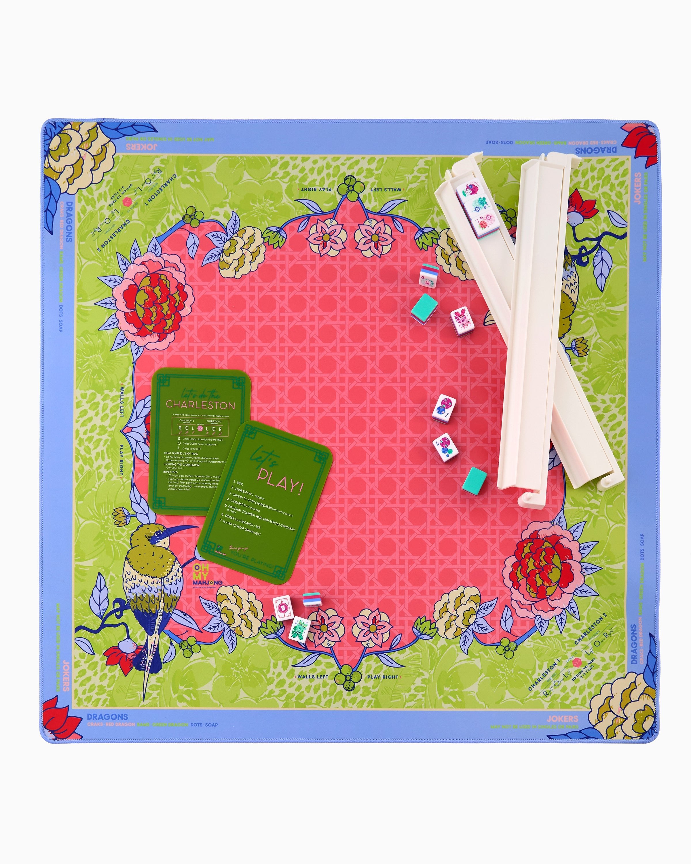 Oh My Mahjong Giftware Oh My Mahjong Larkspur Mat in Tube