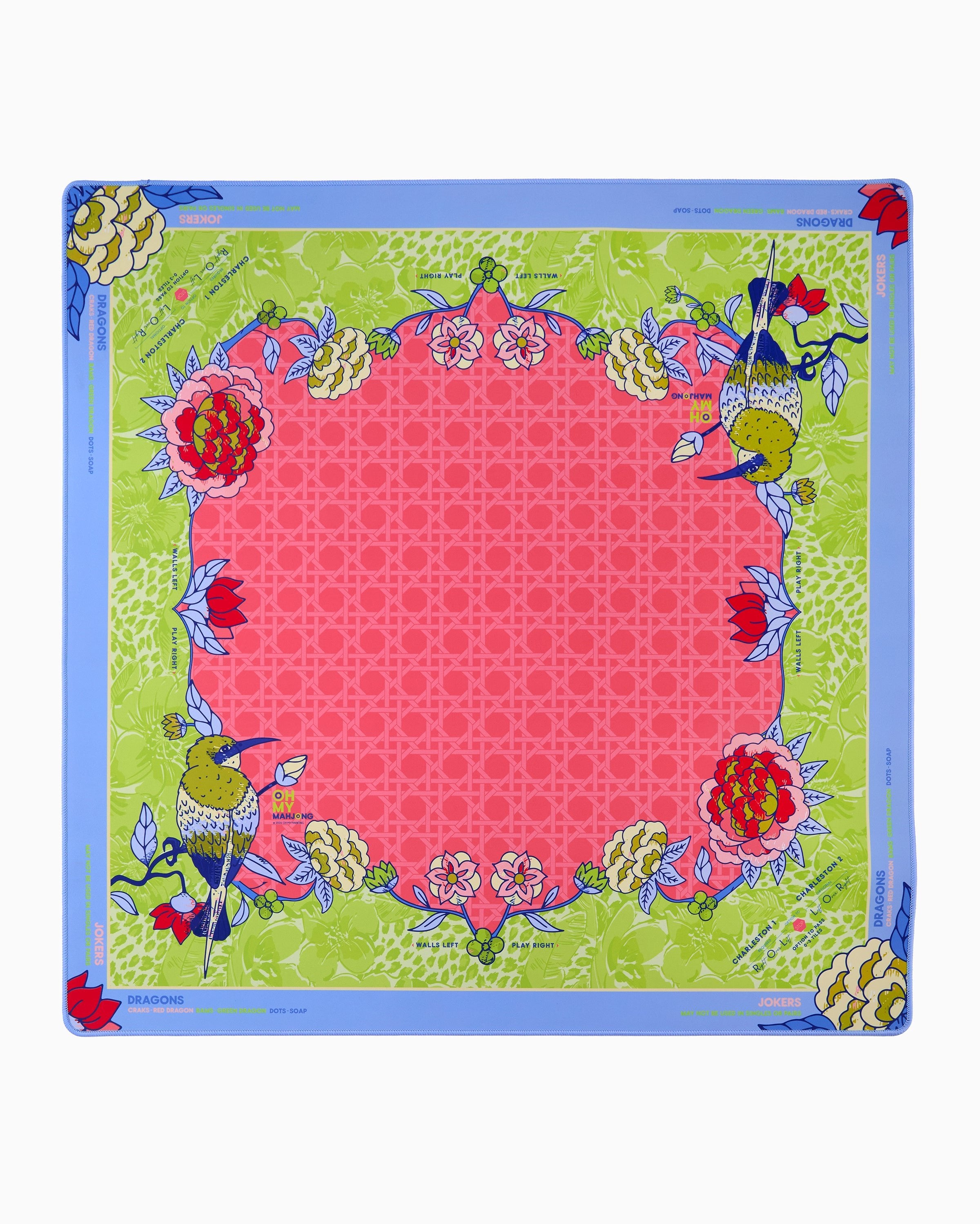 Oh My Mahjong Giftware Oh My Mahjong Larkspur Mat in Tube