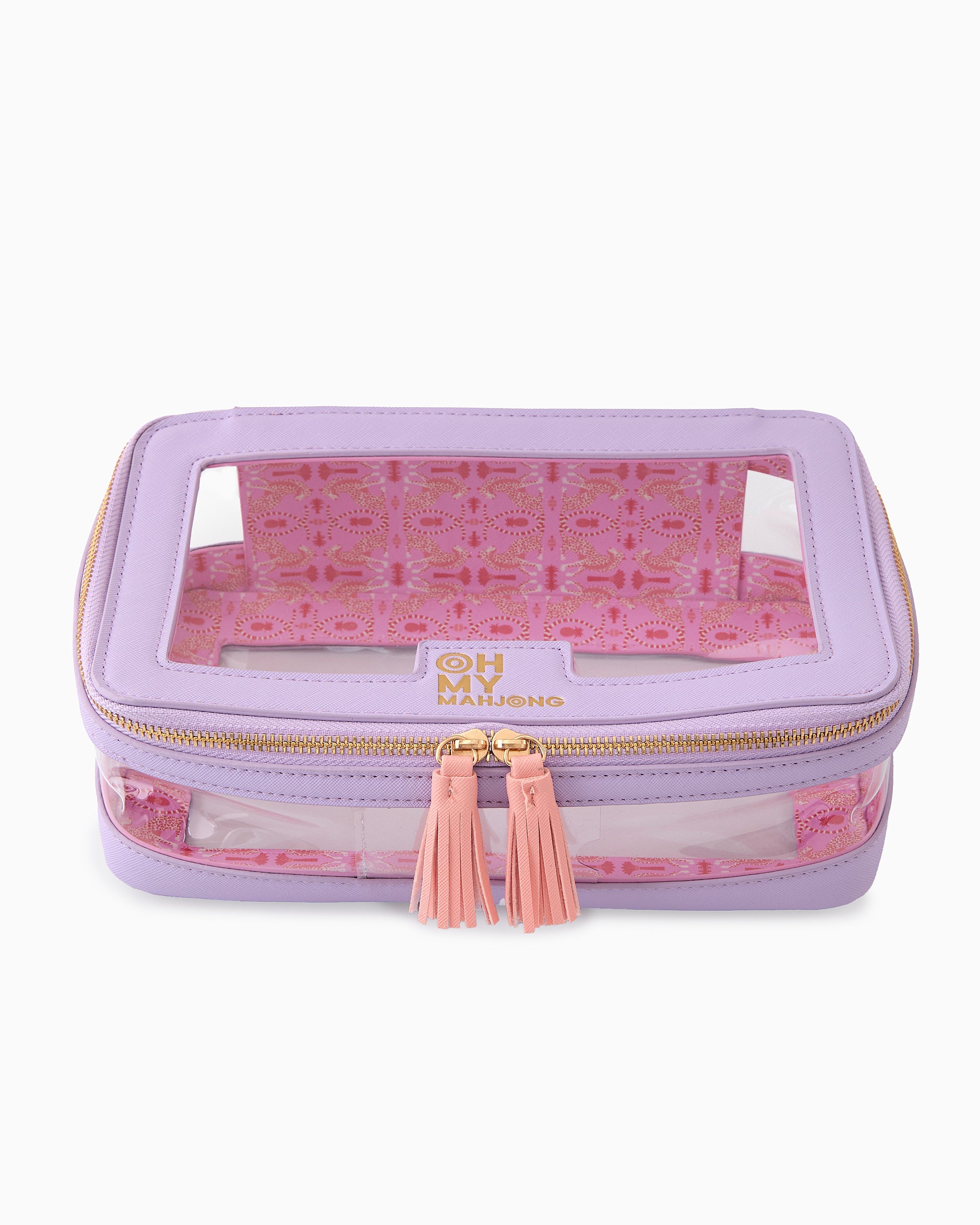 Oh My Mahjong Giftware Oh My Mahjong Lavender Tile Storage Bag