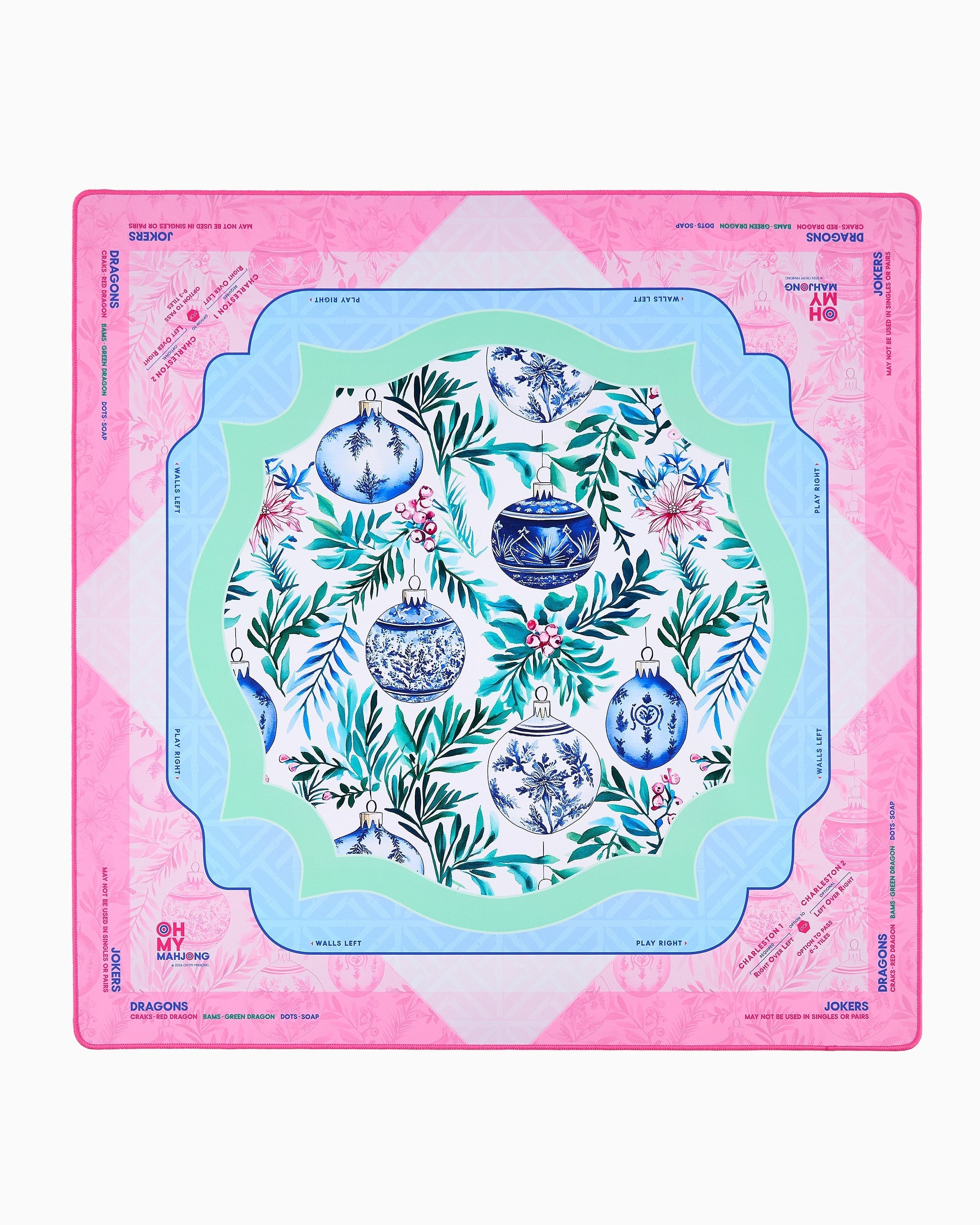 Oh My Mahjong Giftware Oh My Mahjong Merriment Mat in Tube