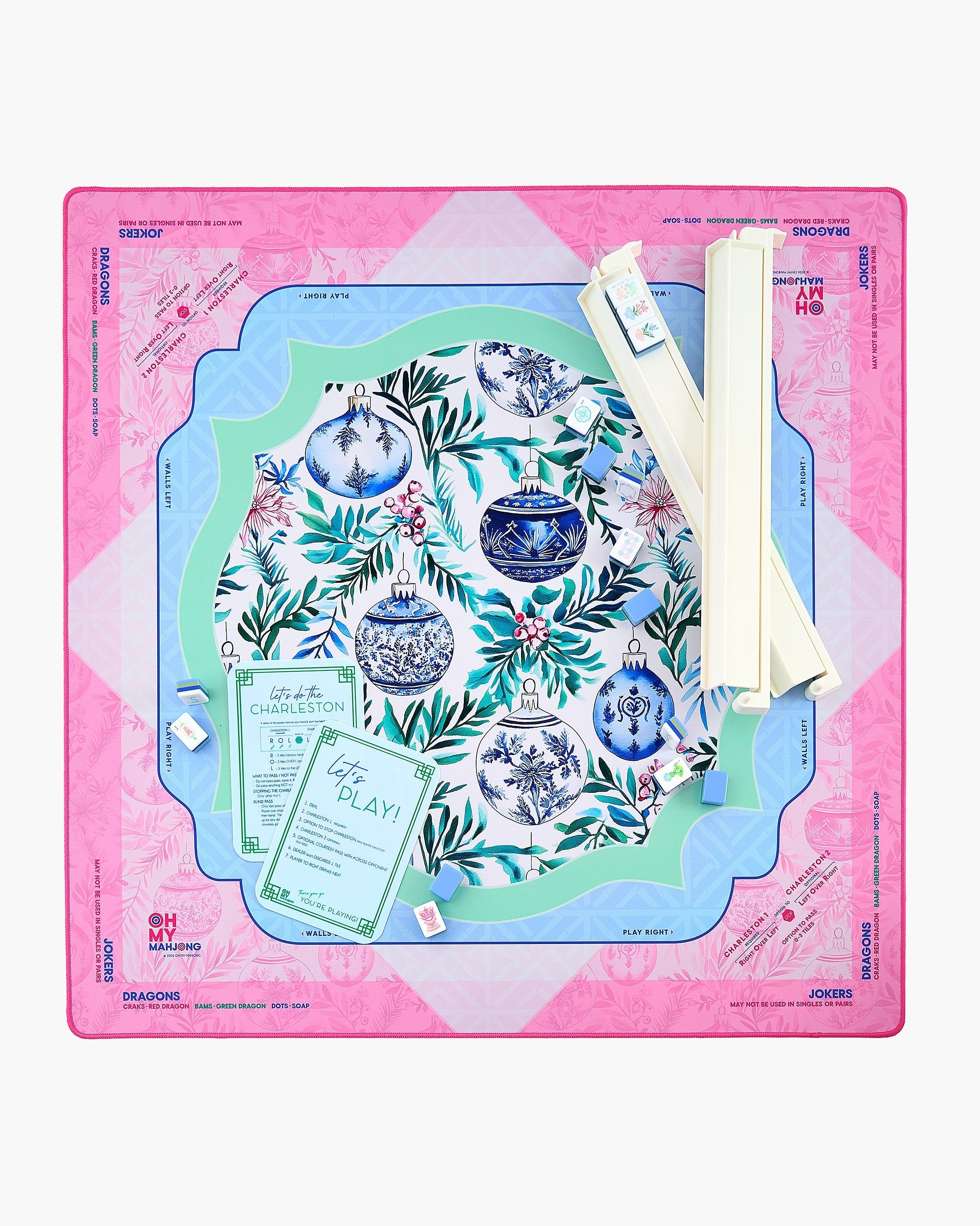 Oh My Mahjong Giftware Oh My Mahjong Merriment Mat in Tube