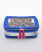 Oh My Mahjong Giftware Oh My Mahjong Metallic Blue Tile Storage Bag