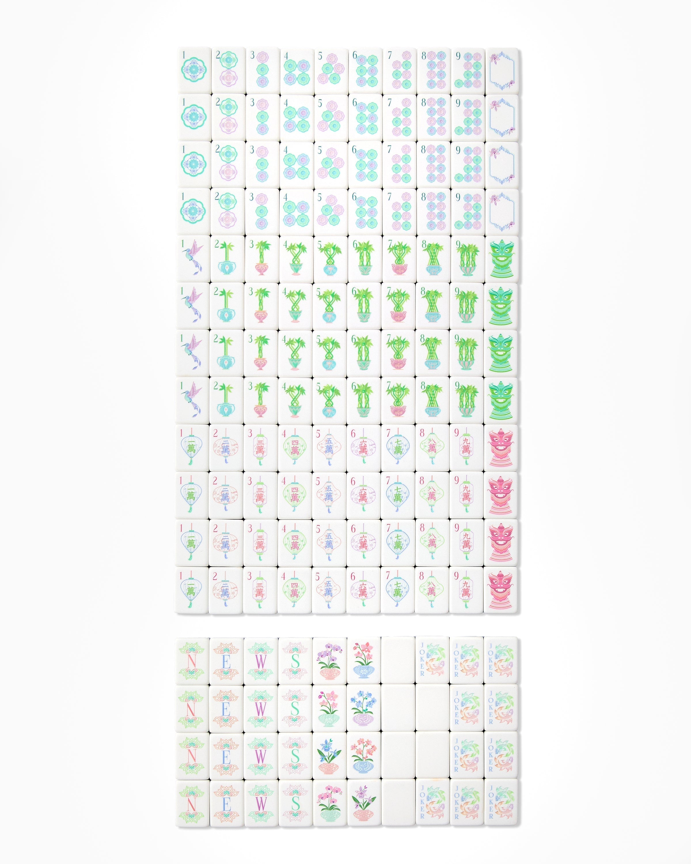 Oh My Mahjong Giftware Oh My Mahjong Moonlight Mahjong Tiles