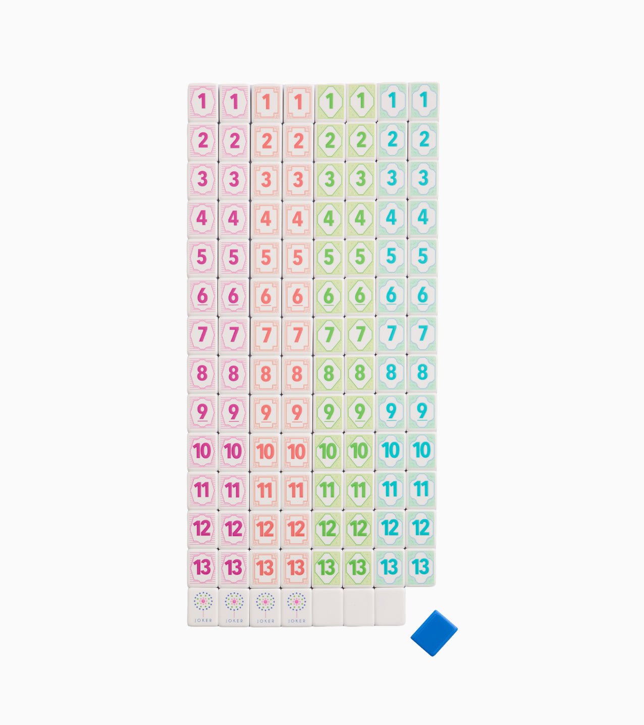 Oh My Mahjong Giftware Oh My Mahjong Oh My Rummi Cerulean 2.0