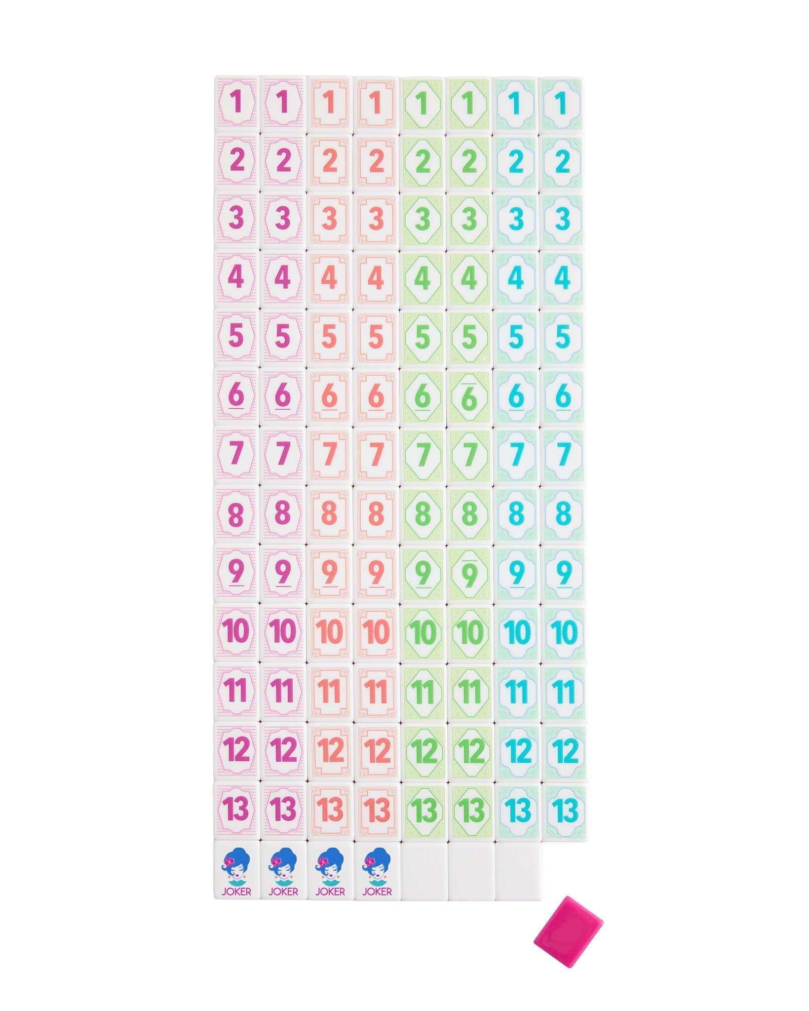 Oh My Mahjong Giftware Oh My Mahjong Oh My Rummi Confetti 2.0