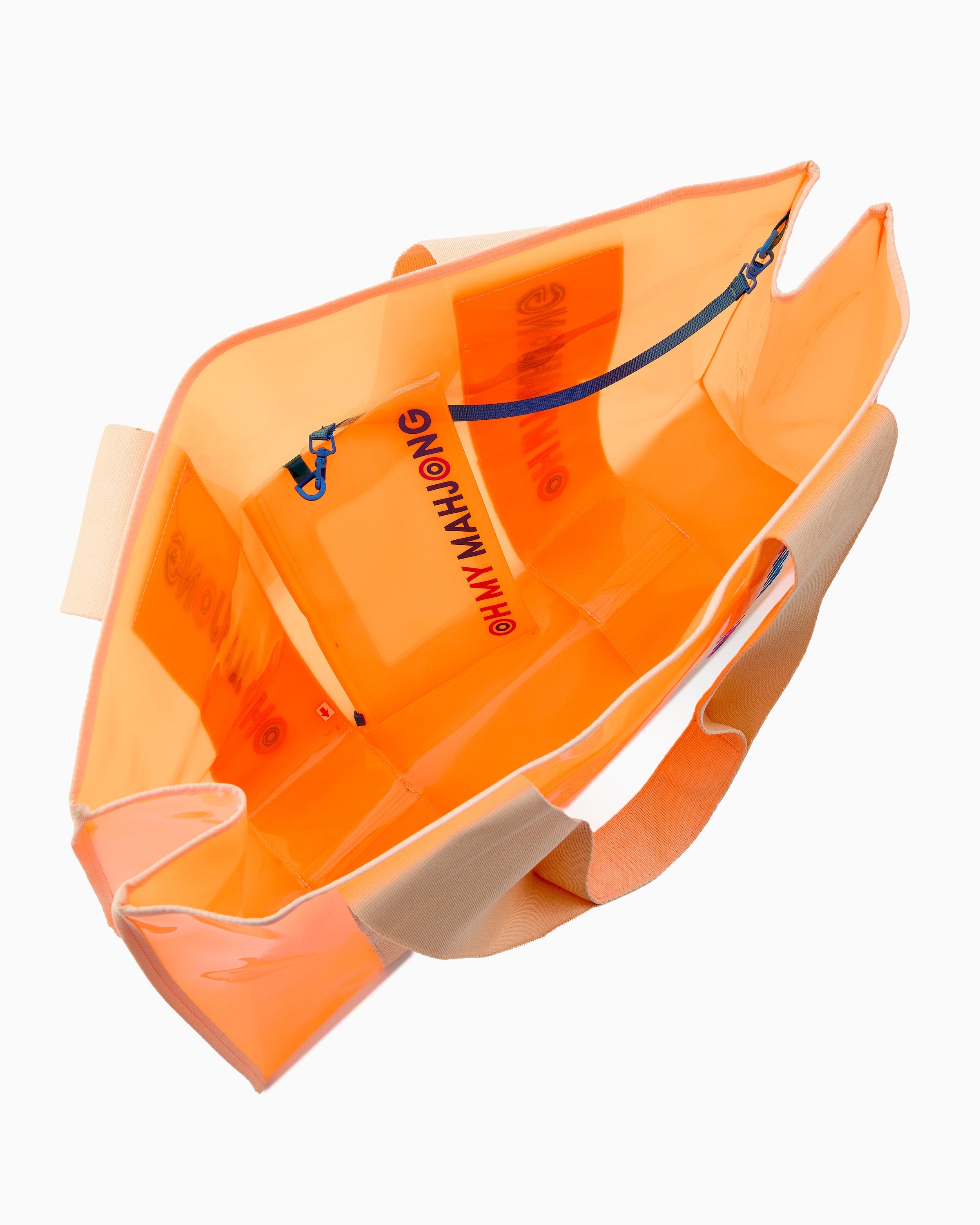 Oh My Mahjong Giftware Oh My Mahjong Orange Beach Bag