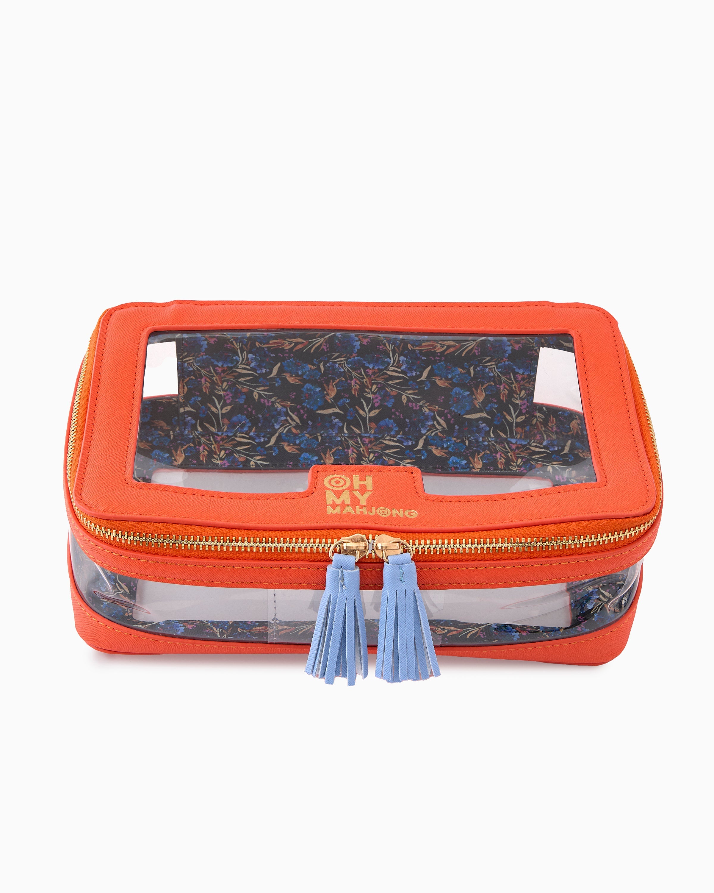 Oh My Mahjong Giftware Oh My Mahjong Orange Tile Storage Bag