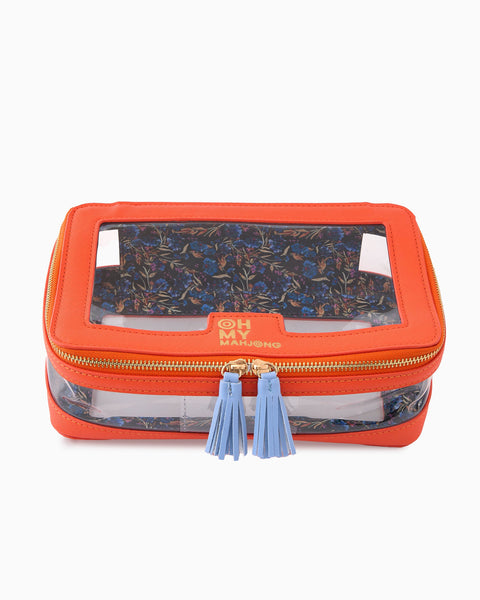 Oh My Mahjong Giftware Oh My Mahjong Orange Tile Storage Bag