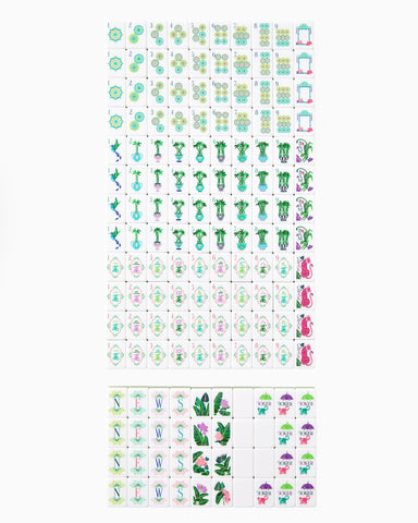 Oh My Mahjong Giftware Oh My Mahjong Palm Royale Mahjong Tiles