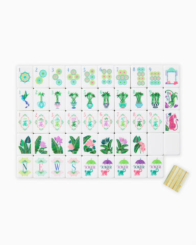 Oh My Mahjong Giftware Oh My Mahjong Palm Royale Mahjong Tiles